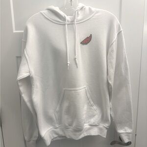 Watermelon Sugar White Hoodie Sweatshirt Small Sugar High